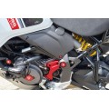 CNC Racing Carbon Fiber Upper Frame Side Covers for the Ducati DesertX